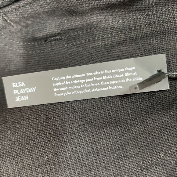 J Brand Elsa Playday Super HR Jean Holiday Blk NWT - Picture 5 of 8